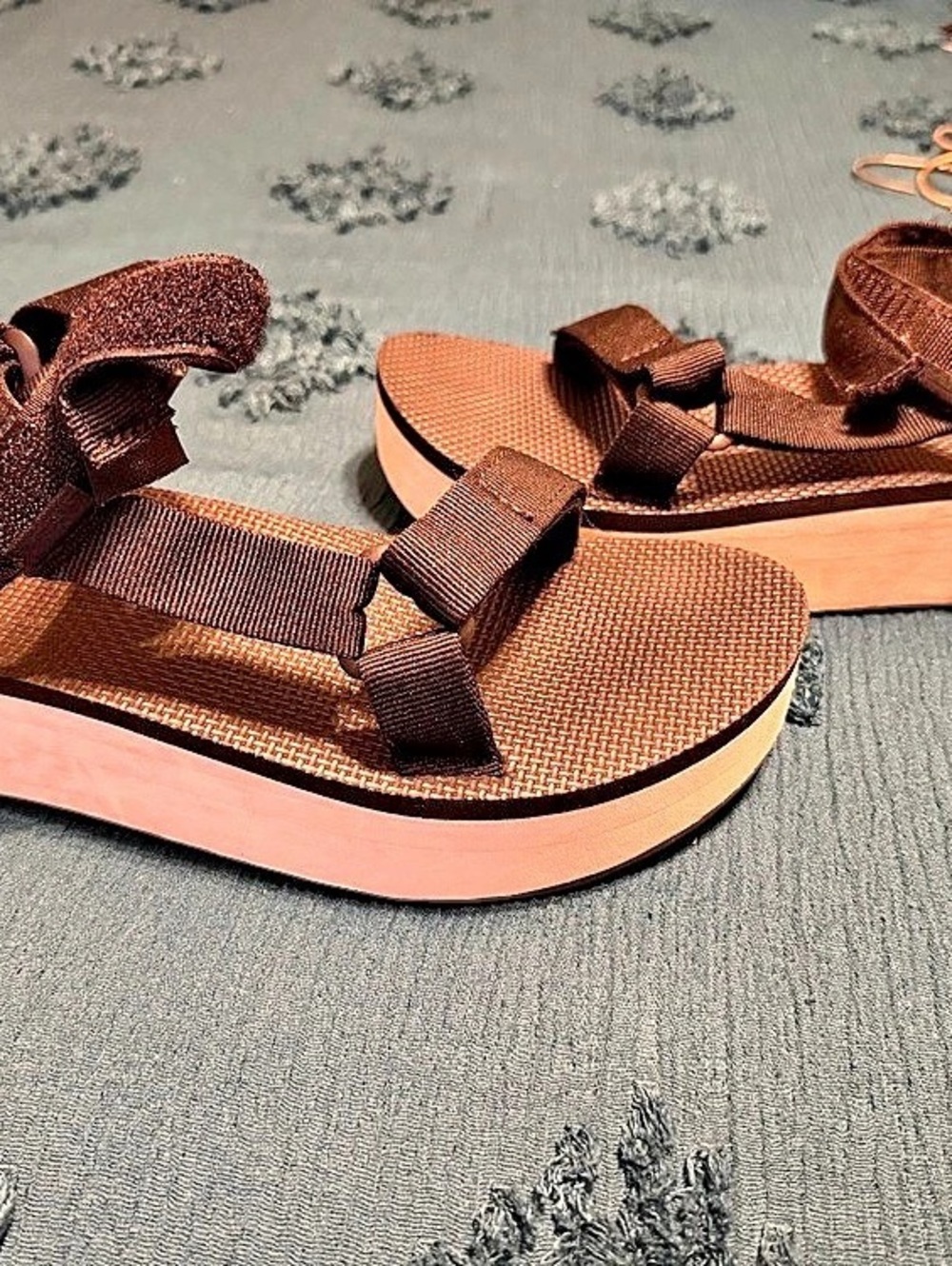 Teva Midform Universal Brown Platform Sport Sandals